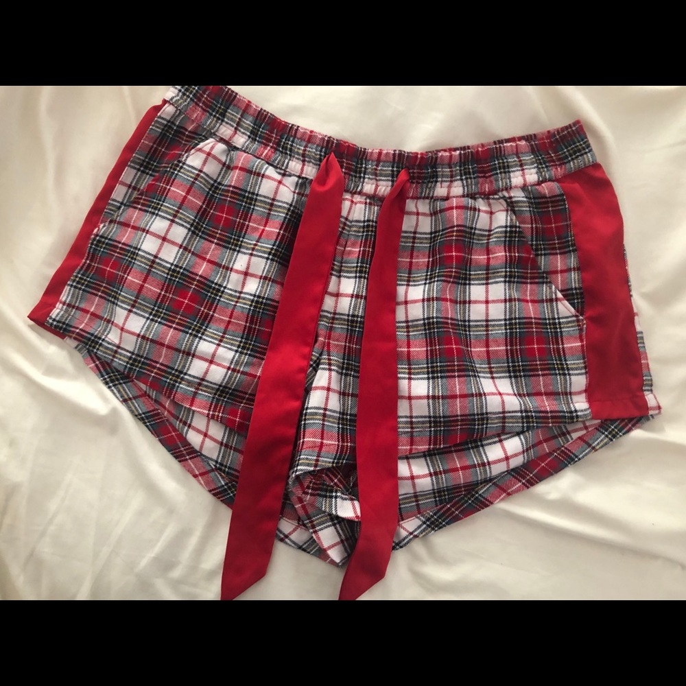 Plaid Pajama Shorts